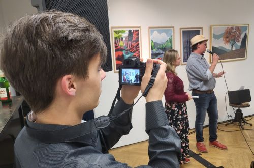 Focení vernisáže výstavy Off Season, Jaromír 99