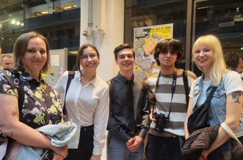 S autorkami komiksů - Štepánkou Jislovou a Monikou Baudišovou