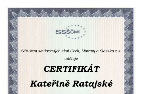 Certifikát Ratajská, Mladý řemeslník roku