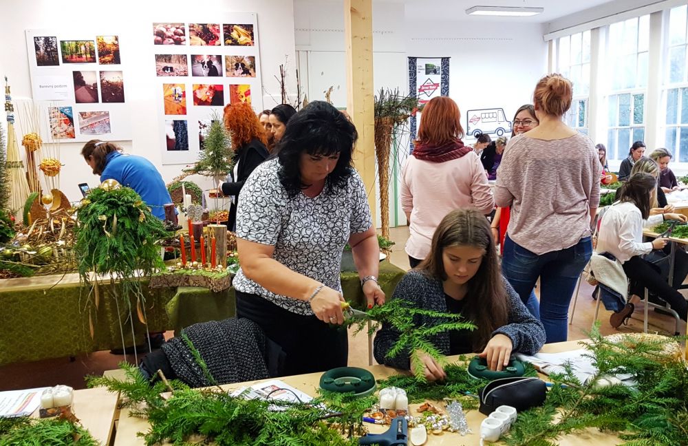 Vánoční workshop v Jiráskových sadec