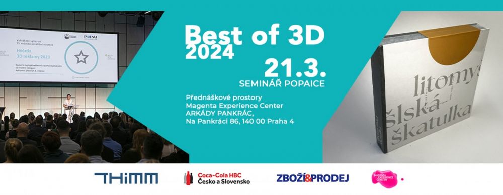 Naši studenti přednášeli na vzdělávacím semináři POPAI CE - BEST OF 3D 2024