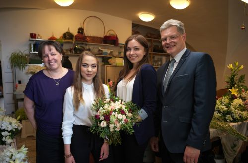 S panem ředitelem Jedličkou a paní učitelkou Soudkovou