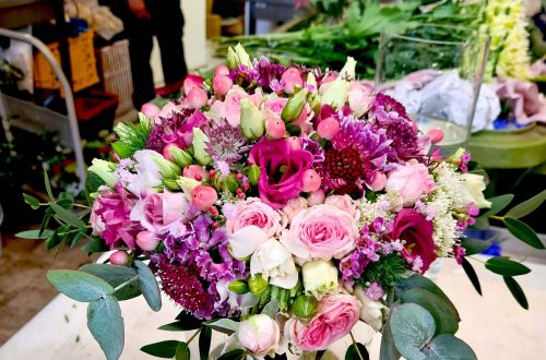 Kytice pro paní prezidentku Maďarska Katalin Novákovou